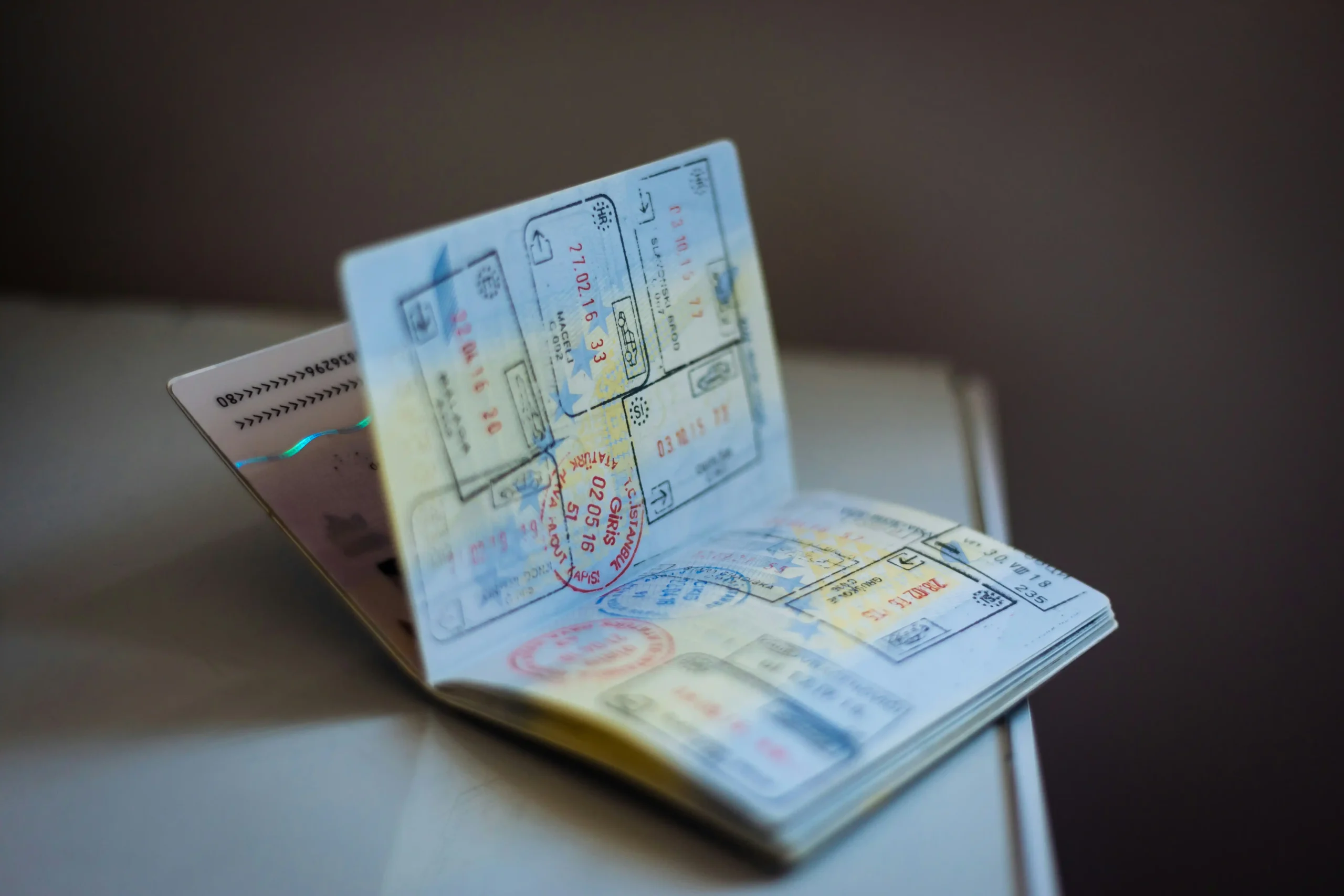 Backpacking trip planning notebook maps and passport